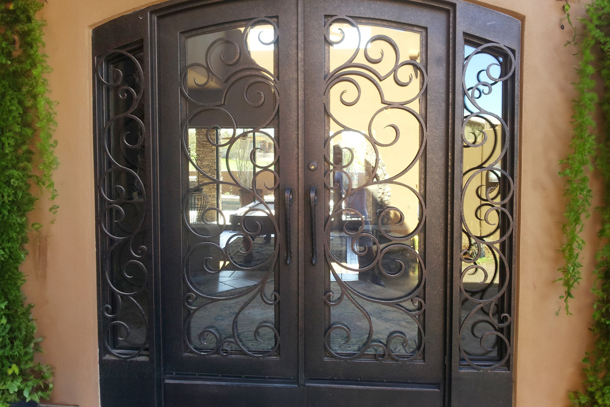 Costs to Install Iron Door with Sidelights 2025