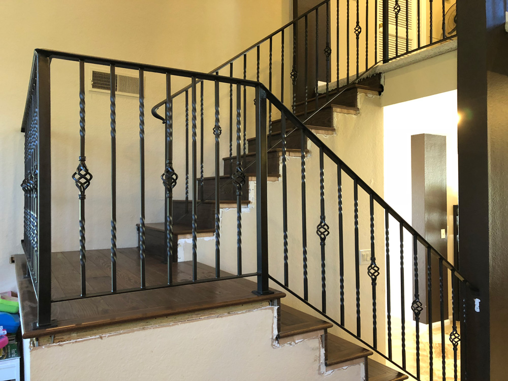 Custom Wrought Iron Stair Railings & Fencing - Scottsdale, Phoenix, Mesa