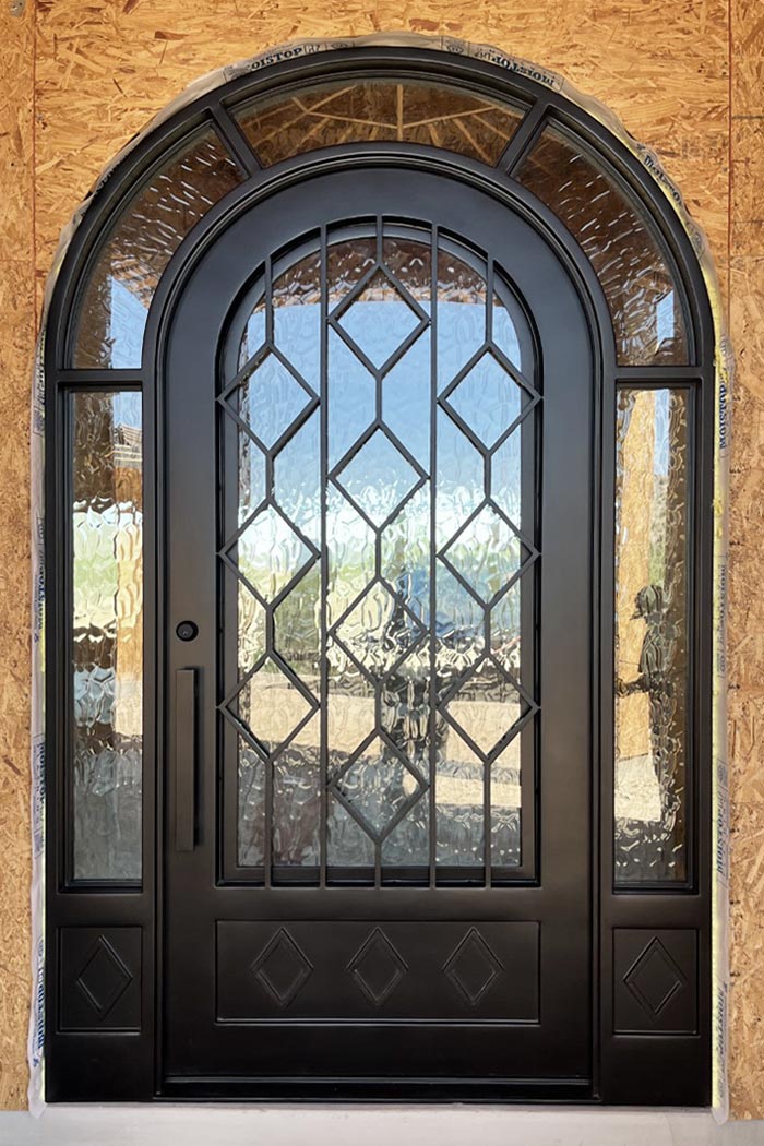 Desert Contemporary Iron Entry Doors