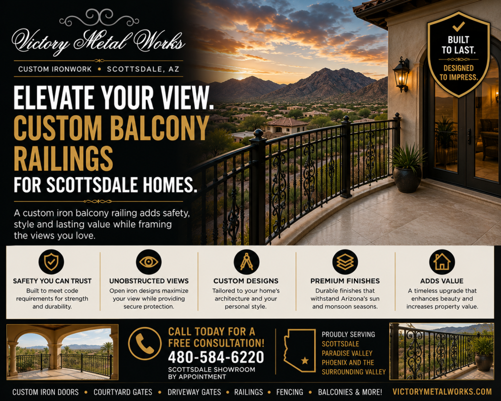 Victory Replacing a Balcony Railing in Scottsdale