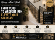 Replace Wood Stair Railings With Custom Iron